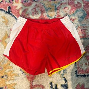 Nike Livestrong Red White Running Shorts Small